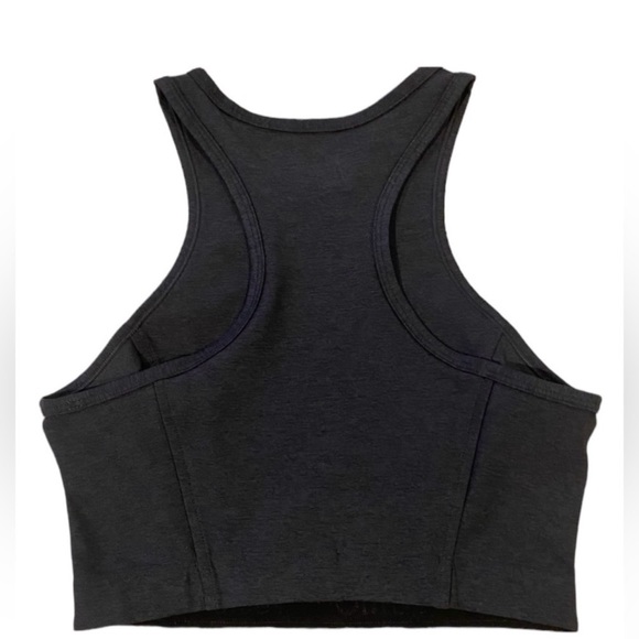 Outdoor Voices Athena Crop Top In Charcoal Size XSmall - Picture 3 of 5
